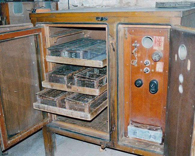 Historischer Brutschrank